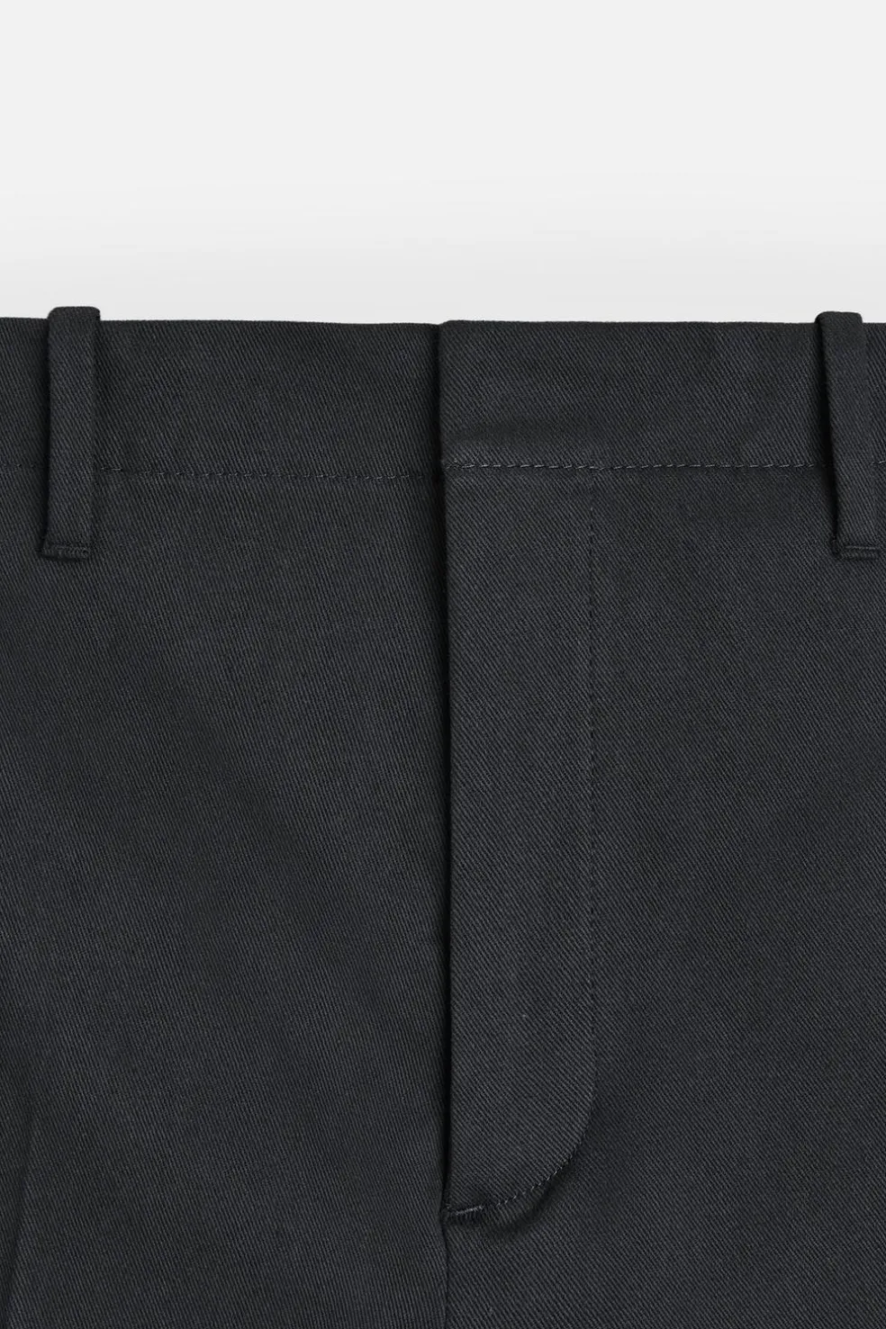 ZARA Calças^CALÇAS ALGODÃO - LÃ Cinzento-escuro-vigoré