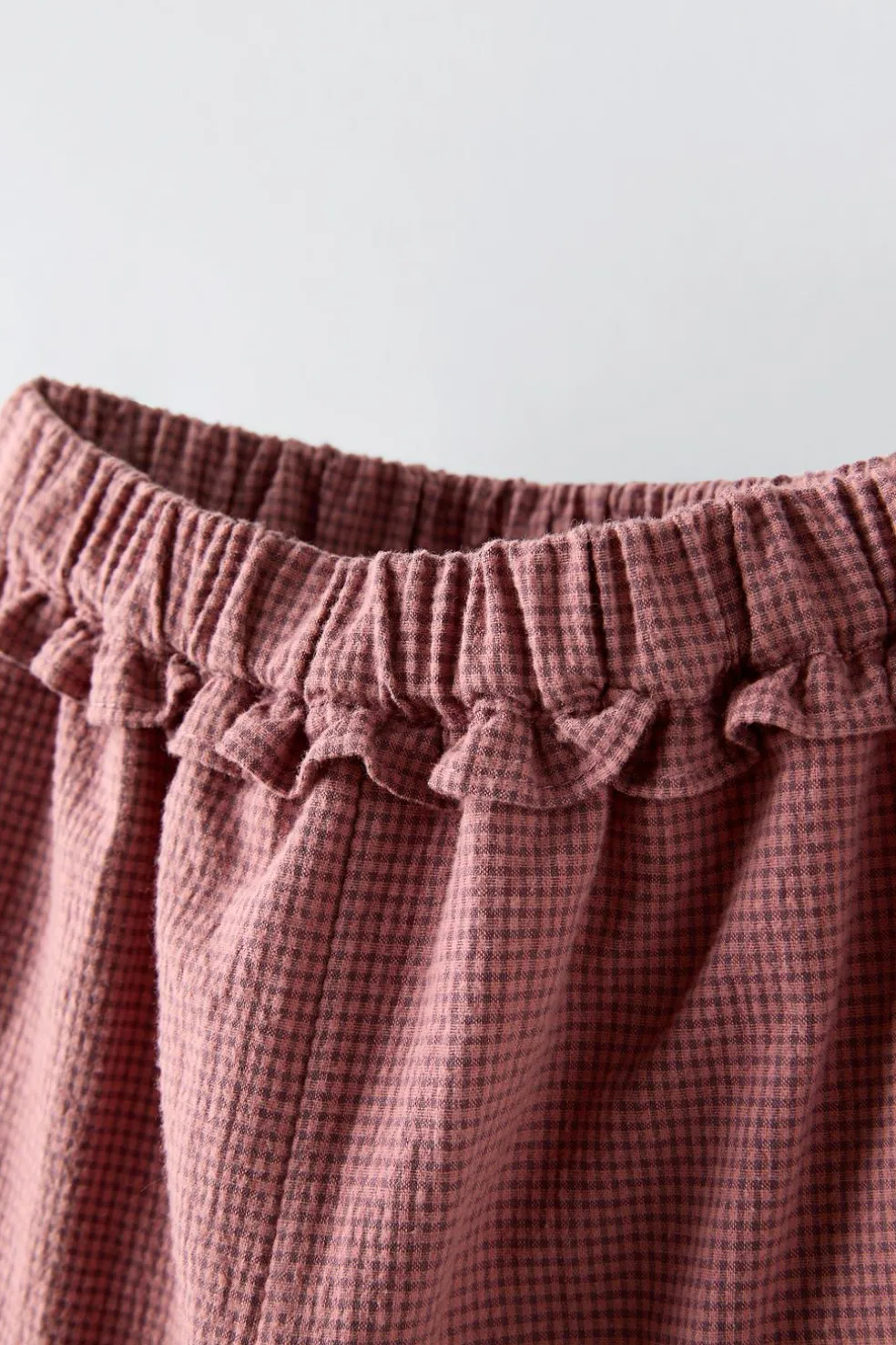 CALÇAS AOS QUADRADOS VICHY-ZARA Clearance