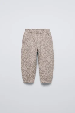 CALÇAS BAGGY COM ESTAMPADO FLORAL-ZARA Cheap