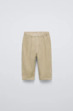 CALÇAS BAGGY DE BOMBAZINA-ZARA Sale