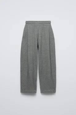 CALÇAS BAGGY ESTRUTURADAS-ZARA Best Sale