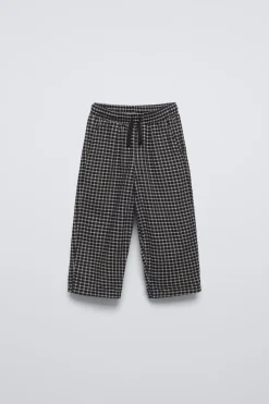 CALÇAS BAGGY XADREZ-ZARA Best