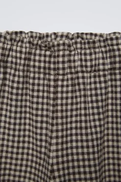 CALÇAS BAGGY XADREZ-ZARA Shop