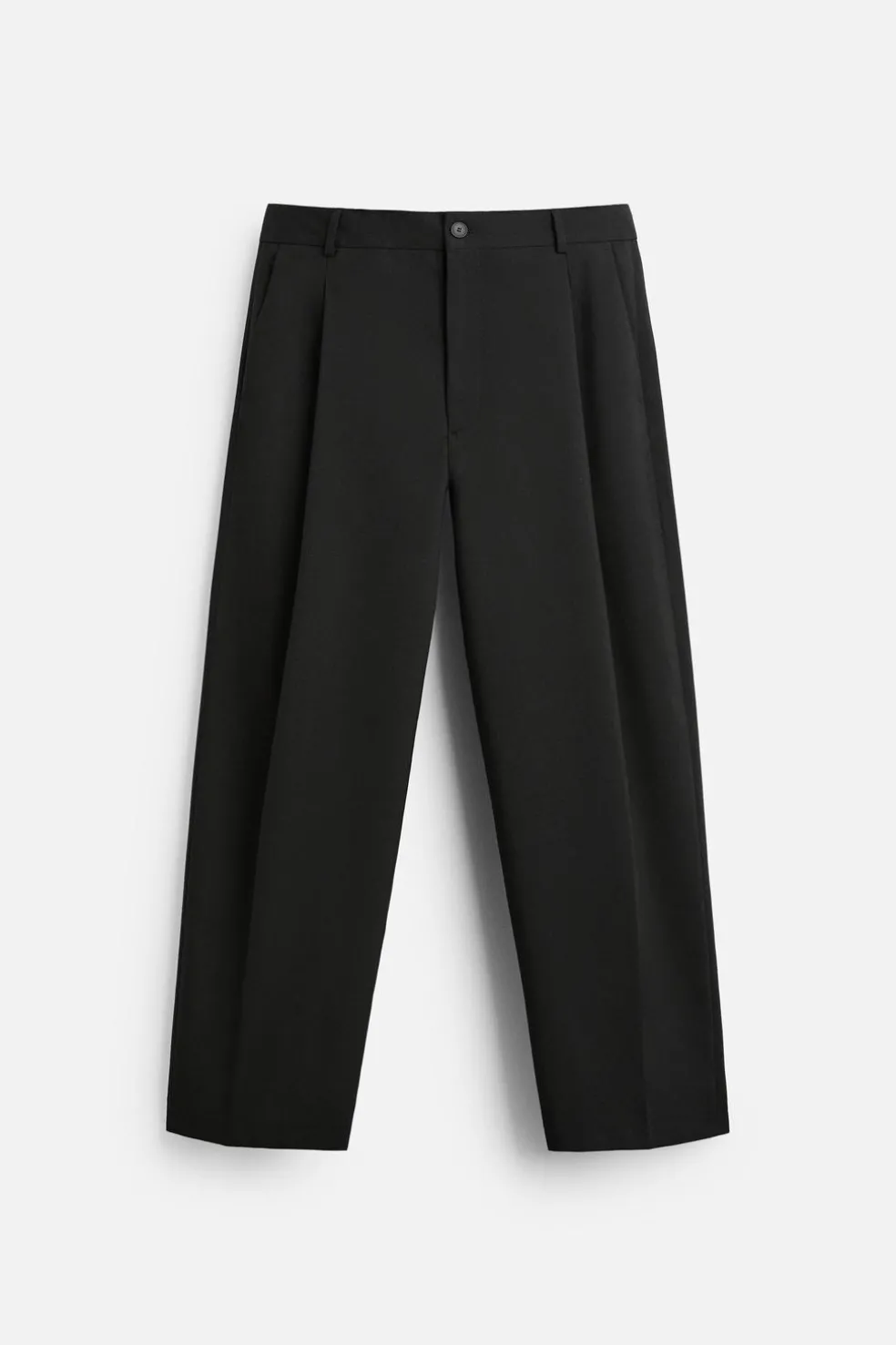 ZARA Calças^CALÇAS BALLOON FIT Preto