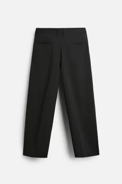 ZARA Calças^CALÇAS BALLOON FIT Preto