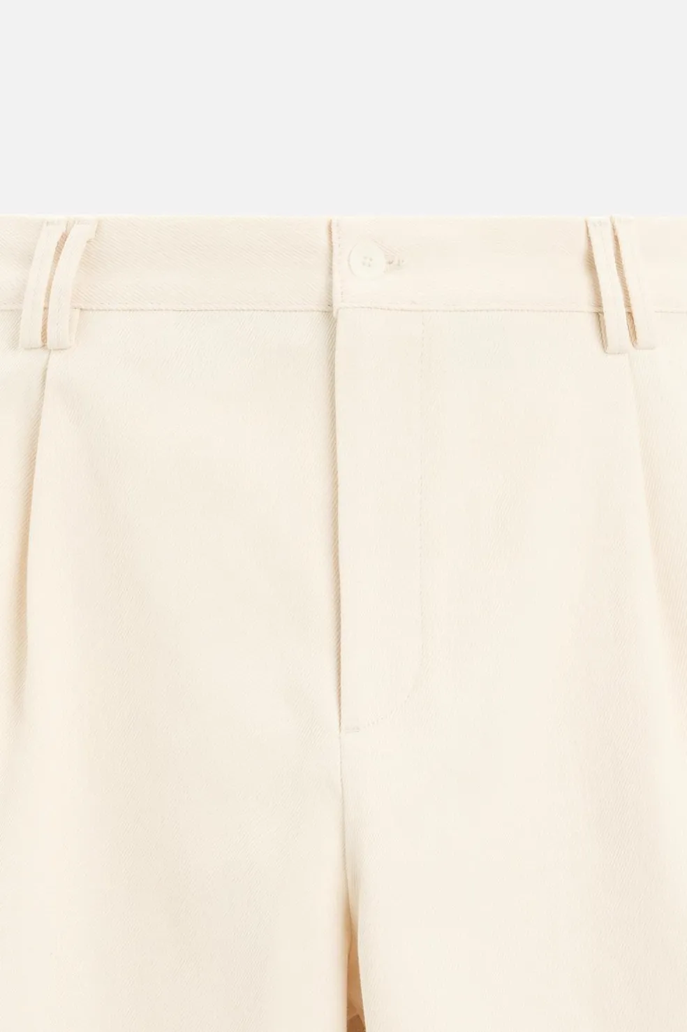 ZARA Calças^CALÇAS BALLOON FIT Cru
