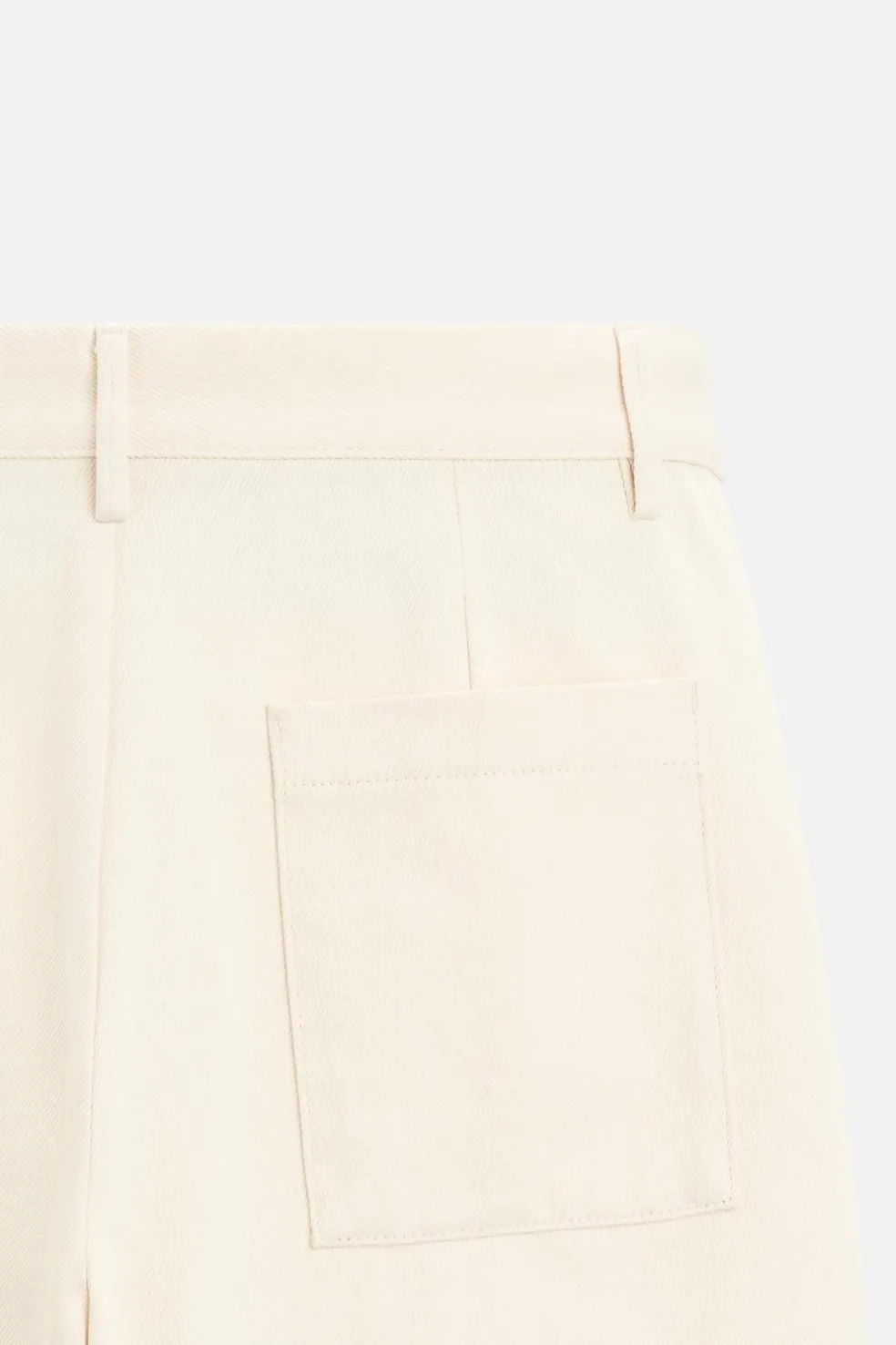 ZARA Calças^CALÇAS BALLOON FIT Cru