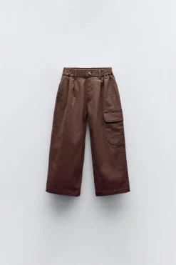 CALÇAS BALLOON FIT COM BOLSO-ZARA Shop