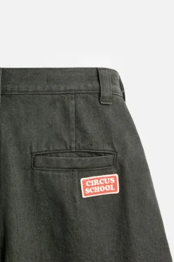 ZARA Calças^CALÇAS BALÃO FIT OVERDYED X HARRY LAMBERT Castanho-escuro