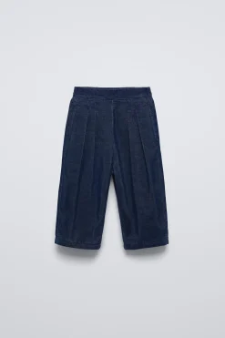 CALÇAS BOMBAZINA FINA FORRADAS-ZARA Flash Sale