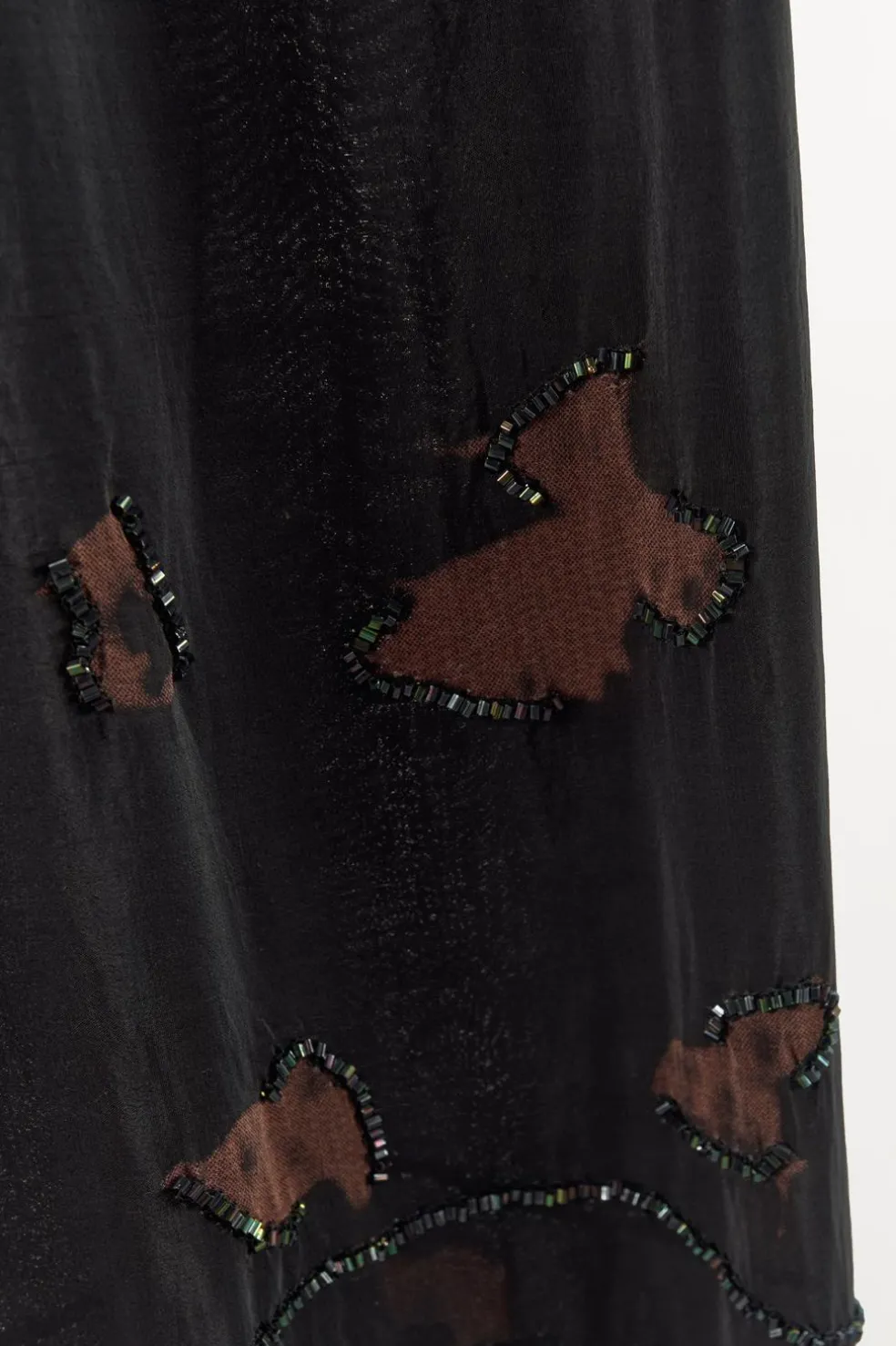 ZARA Calças|Lingerie^CALÇAS BORDADOS MISSANGAS Preto
