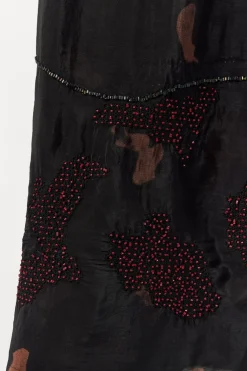 ZARA Calças|Lingerie^CALÇAS BORDADOS MISSANGAS Preto