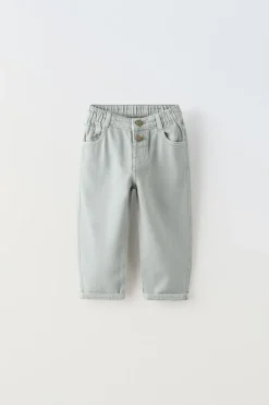 CALÇAS BOTÕES-ZARA Best Sale