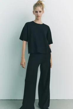 ZARA Winter Layersnew|Calças^CALÇAS CANALÉ SOFT Preto