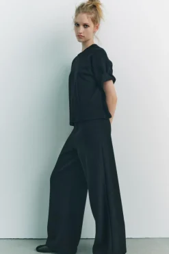 ZARA Winter Layersnew|Calças^CALÇAS CANALÉ SOFT Preto