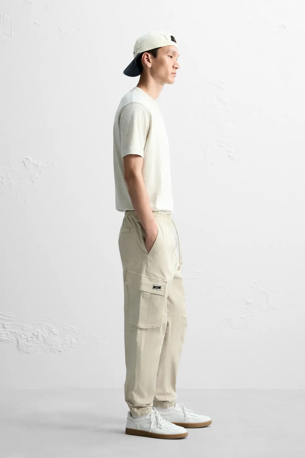 ZARA Calças|Cargo^CALÇAS CARGO Bege
