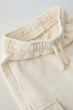 CALÇAS CARGO DE FELPA-ZARA Flash Sale