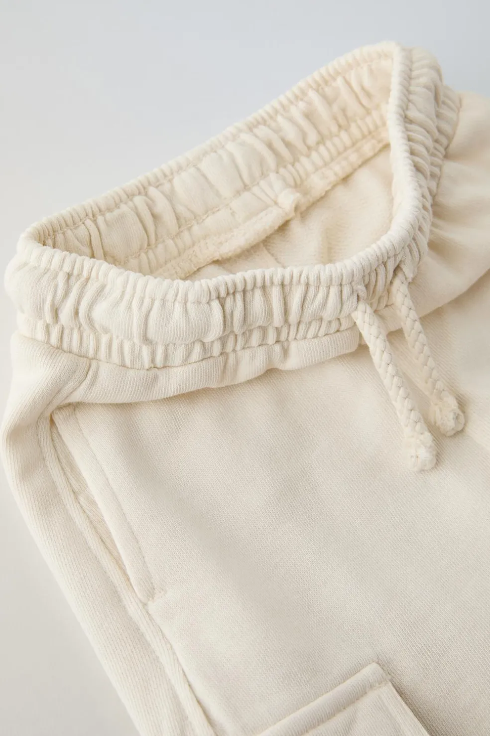 CALÇAS CARGO DE FELPA-ZARA Flash Sale