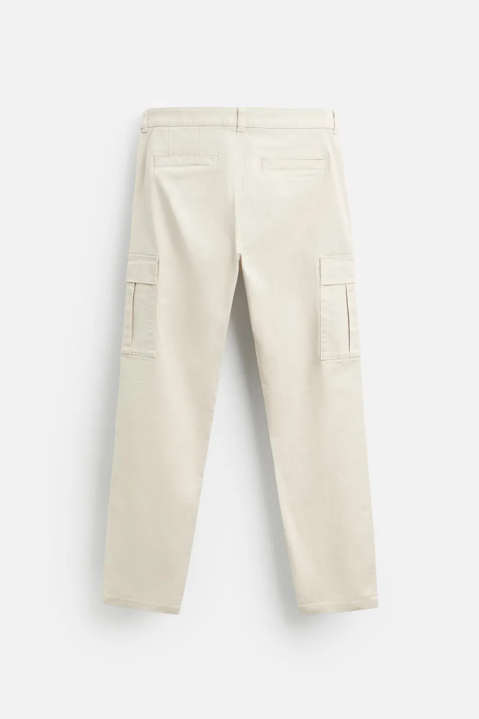 ZARA Calças|Cargo^CALÇAS CARGO SLIM FIT Pedra