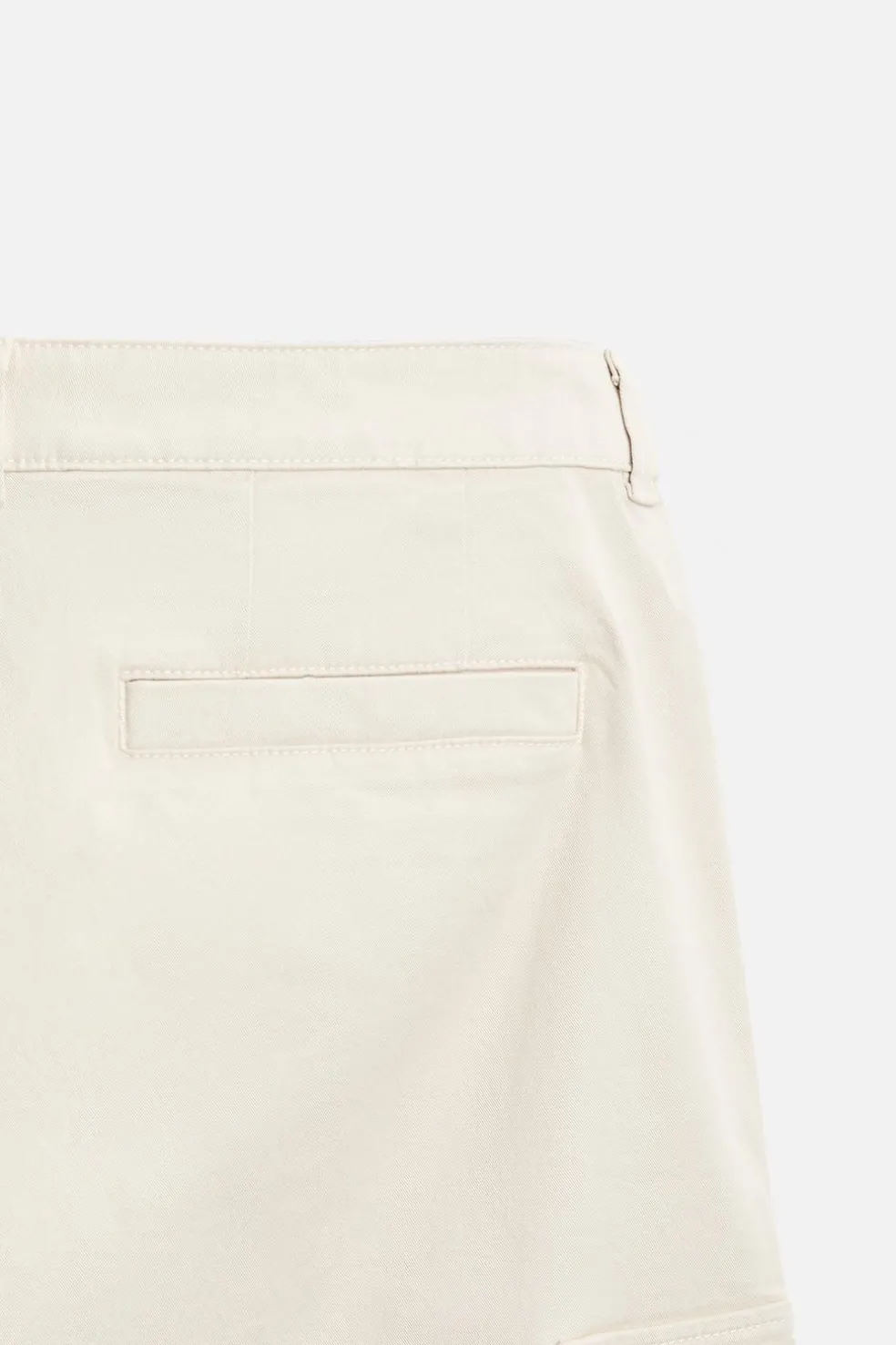 ZARA Calças|Cargo^CALÇAS CARGO SLIM FIT Pedra