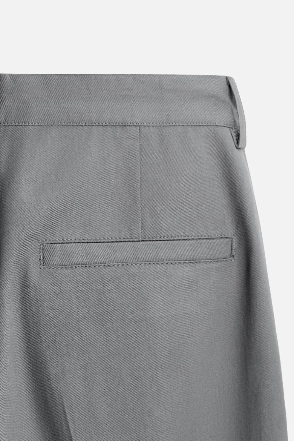ZARA Calças^CALÇAS CHINO Cinzento-médio