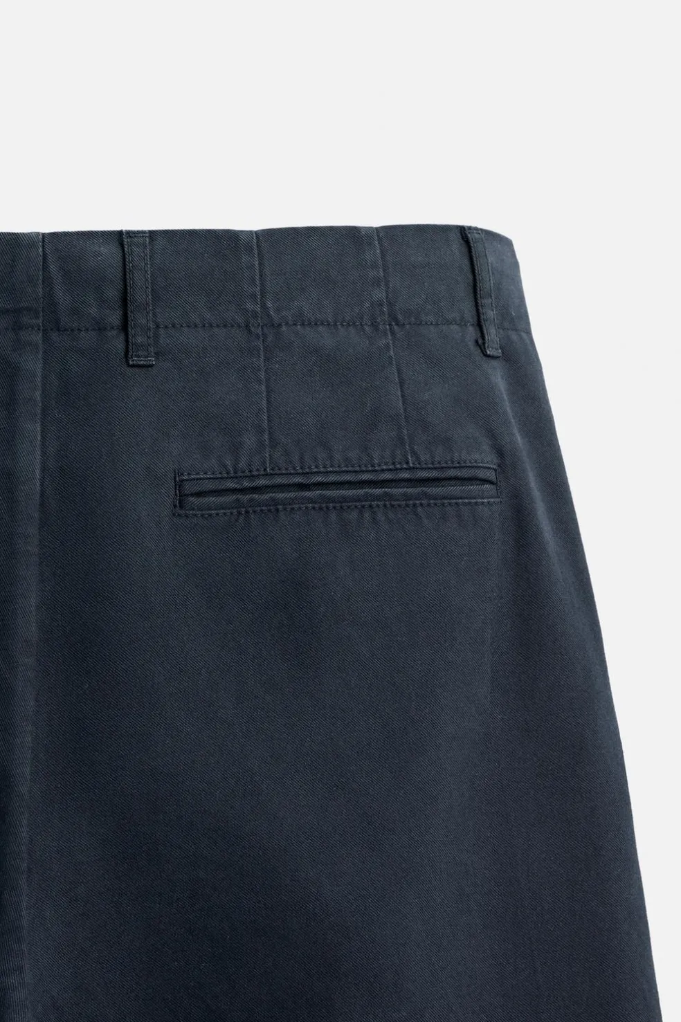 ZARA Calças^CALÇAS CHINO REGULAR FIT Azul-marinho