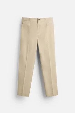 ZARA Calças^CALÇAS CHINO TÉCNICAS Areia