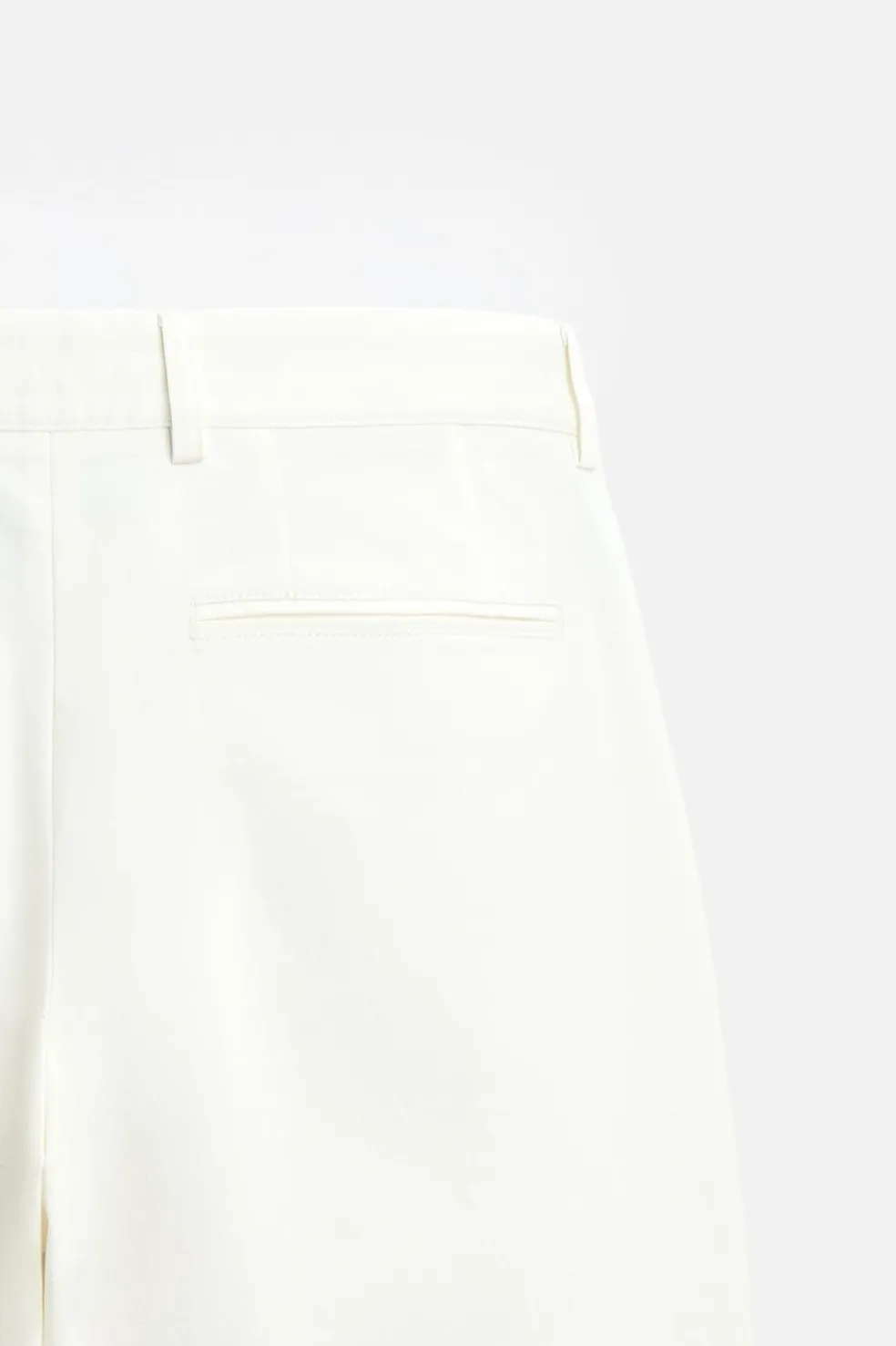 ZARA Calças^CALÇAS CHINOS DIREITAS Branco-marfim