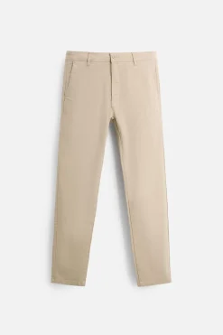 ZARA Calças^CALÇAS CHINOS SKINNY FIT Bege