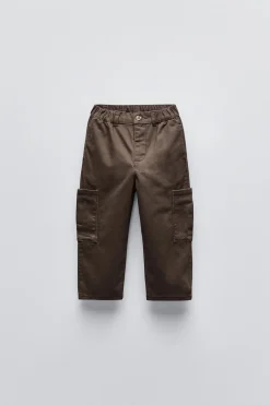 CALÇAS COM BOLSOS-ZARA Online