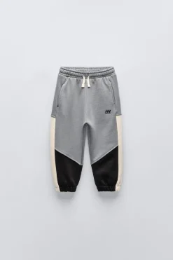 CALÇAS COM COLOR BLOCK-ZARA Discount