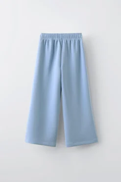 CALÇAS COM FAIXA EM CONTRASTE-ZARA Best Sale