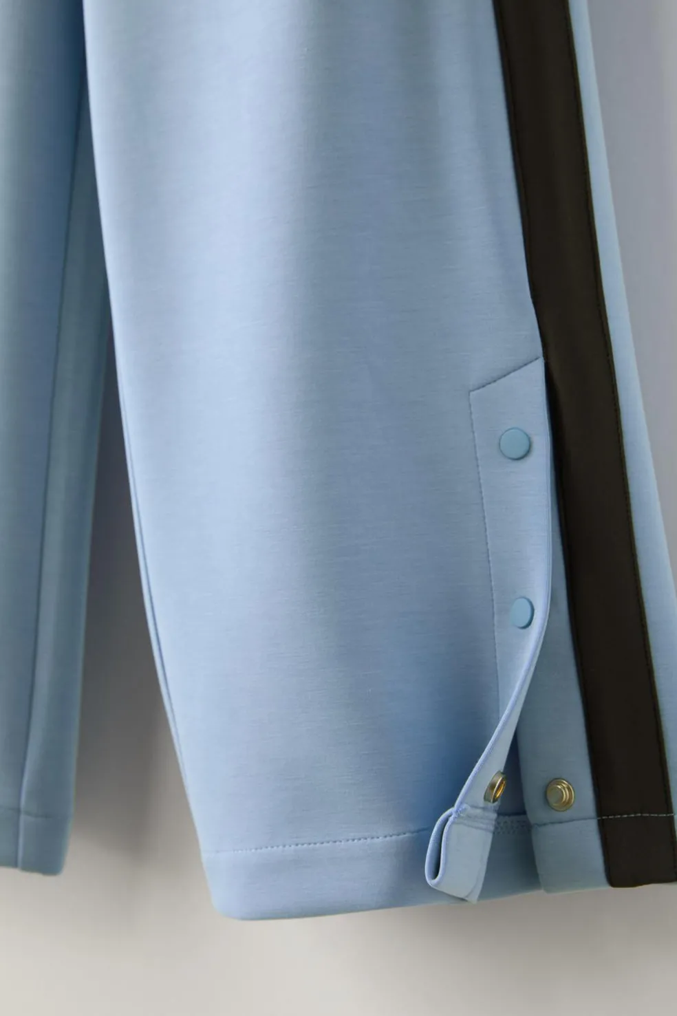 CALÇAS COM FAIXA EM CONTRASTE-ZARA Best Sale
