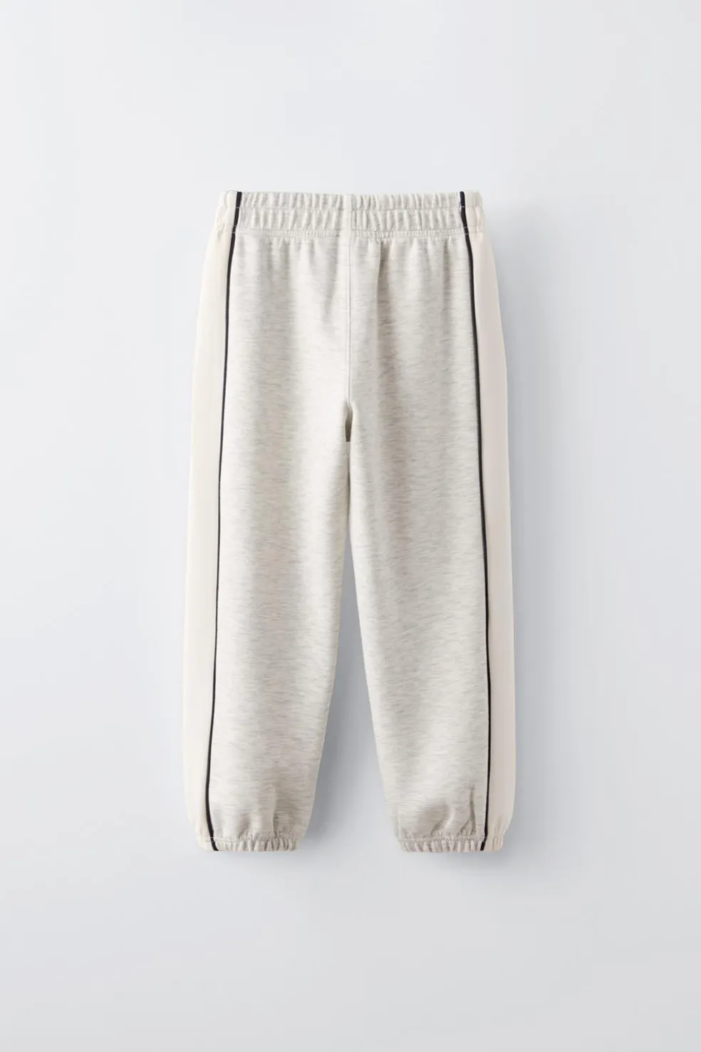 CALÇAS COM FAIXAS E DEBRUADOS EM CONTRASTE-ZARA Cheap