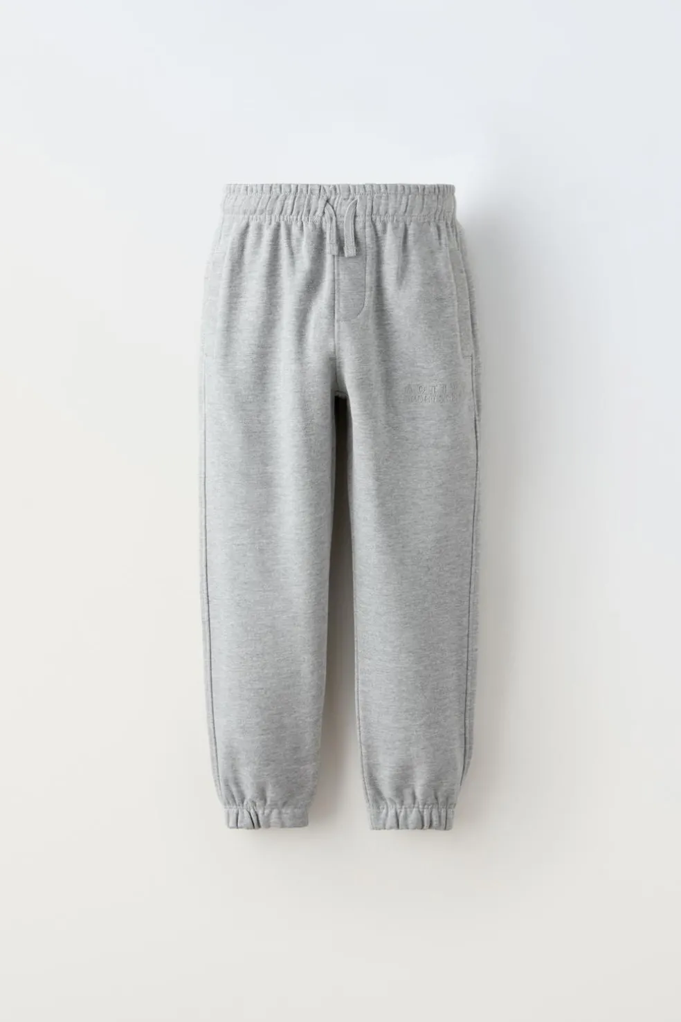 CALÇAS COM MENSAGEM BORDADA-ZARA Clearance