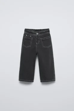 CALÇAS COM PESPONTOS-ZARA Cheap