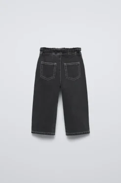 CALÇAS COM PESPONTOS-ZARA Cheap