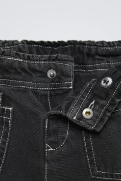 CALÇAS COM PESPONTOS-ZARA Cheap