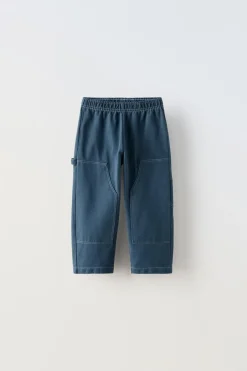 CALÇAS COM PESPONTOS-ZARA Discount