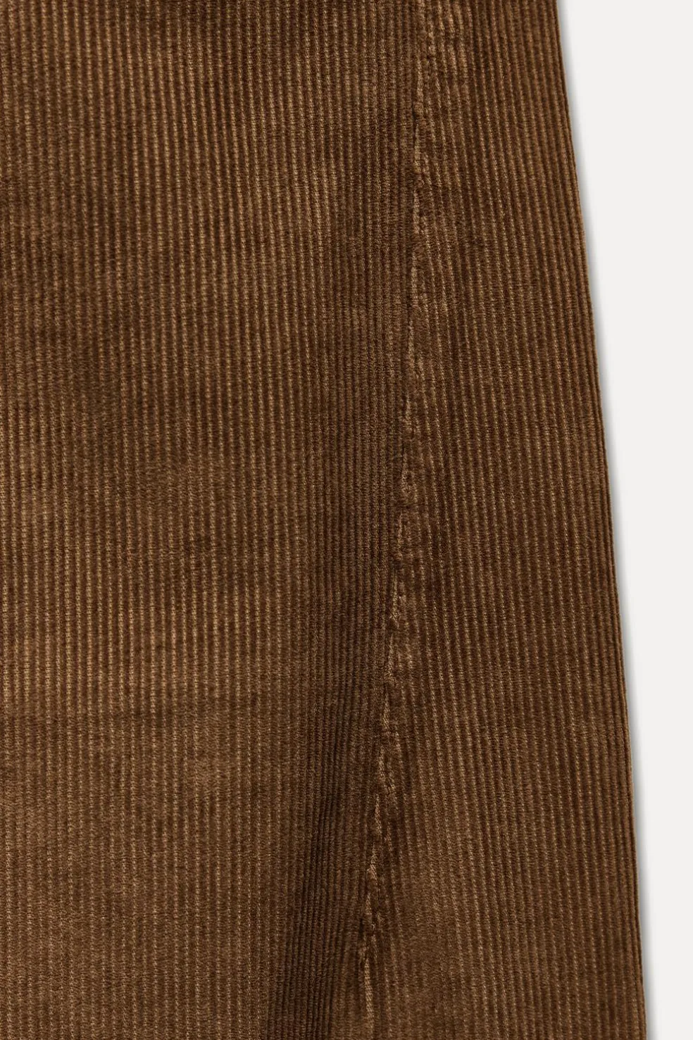ZARA Winter Layersnew|Calças^CALÇAS DE BOMBAZINA COM CORDÕES Castanho