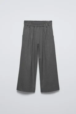 CALÇAS DE CORTE FLUIDO COM PINÇAS-ZARA Clearance