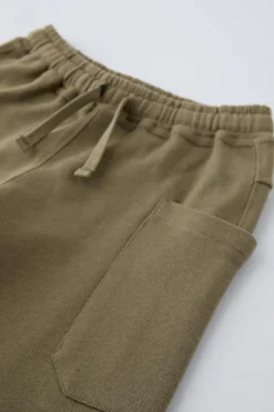 CALÇAS DE FELPA COM BOLSOS-ZARA Discount