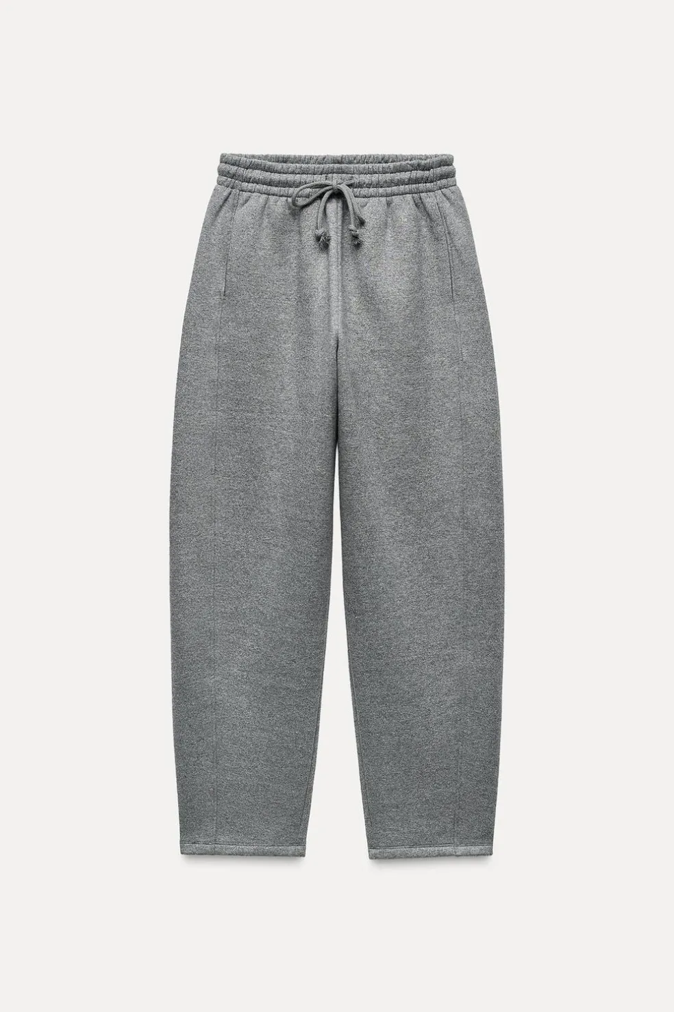 ZARA Calças|Sweatshirts / Joggers^CALÇAS DE FELPA COM BRILHO Cinzento