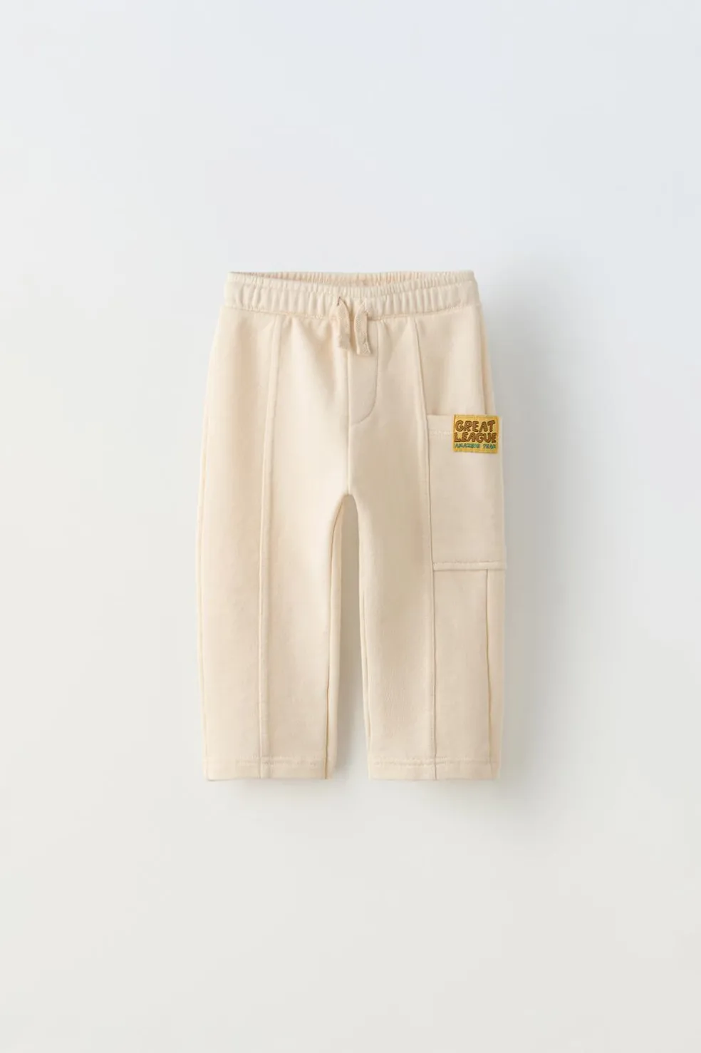 CALÇAS DE FELPA COM ETIQUETA-ZARA Clearance