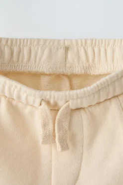 CALÇAS DE FELPA COM ETIQUETA-ZARA Clearance