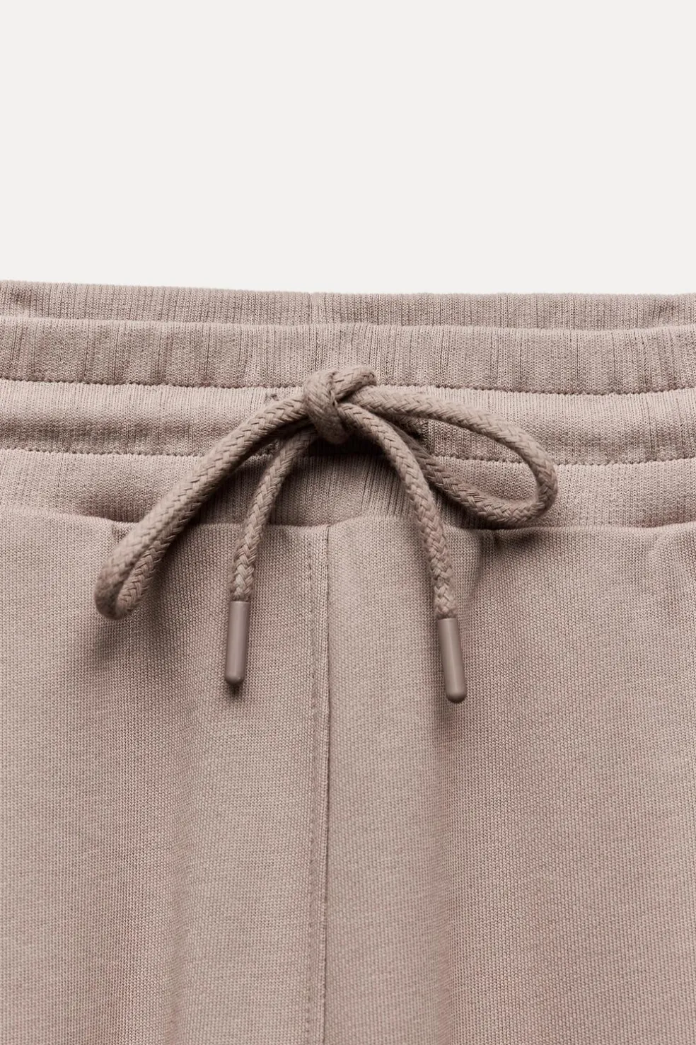 ZARA Calças|Sweatshirts / Joggers^CALÇAS DE FELPA COM ETIQUETA Avermelhado