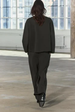 ZARA Winter Layersnew|Calças^CALÇAS DE FELPA COM ETIQUETA Castanho-escuro