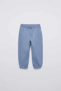 CALÇAS DE FELPA COM MENSAGEM-ZARA Hot