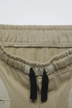 CALÇAS DE FELPA COMBINADAS-ZARA Flash Sale
