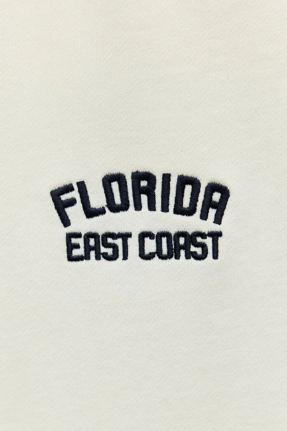 ZARA Calças|Sweatshirts / Joggers^CALÇAS DE FELPA DIREITAS VARSITY Branco-marfim